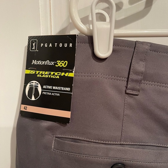 PGA Tour Men's Gray Stretch Shorts 42 - Picture 4 of 4